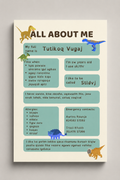 Printable Care Plan Template | Getting to Know Me | SEND, Autism, Adults and Children's Needs